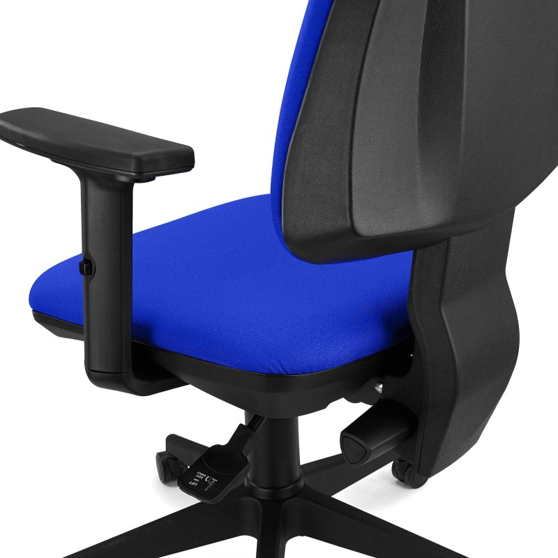 Silla de Oficina Ergonómica INDIANA PRO, Tela Negra