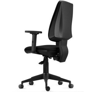 Silla de Oficina Ergonómica INDIANA PRO, Tela Negra