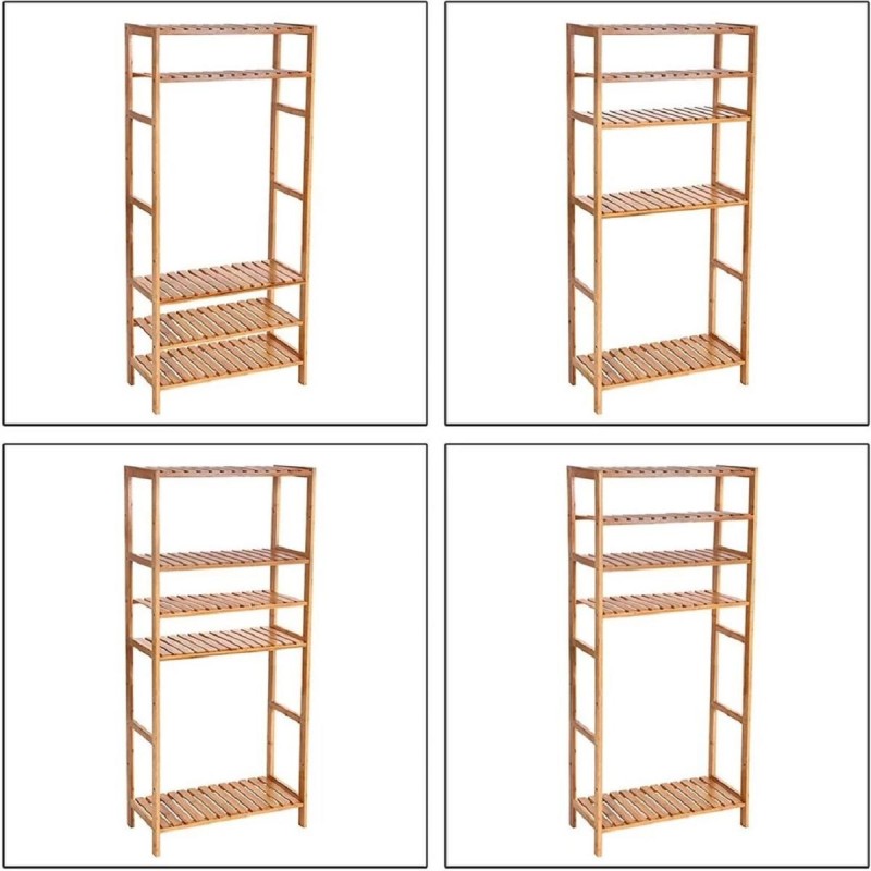 Estantería RILEY en Madera de Bambú color Marrón