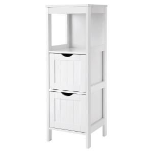 Armario auxiliar JULIUS, Bonito Diseño Moderno, en madera color Blanco