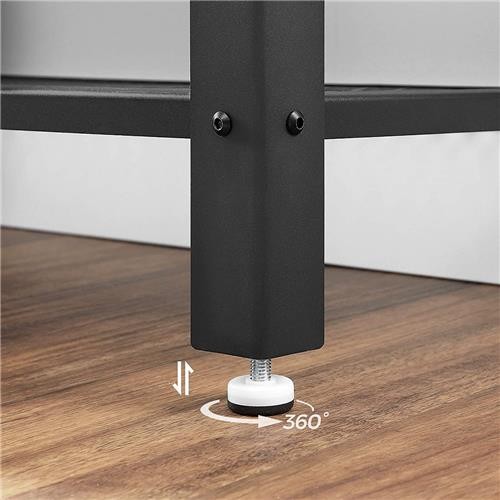 Mesa Auxiliar COIMBRA, Dimensiones 101x35x80 cm, en Metal y Madera, color Negro y Marrón Oscuro
