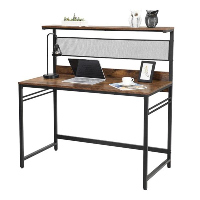 Mesa de Oficina CLASSIC color Negro y Nogal