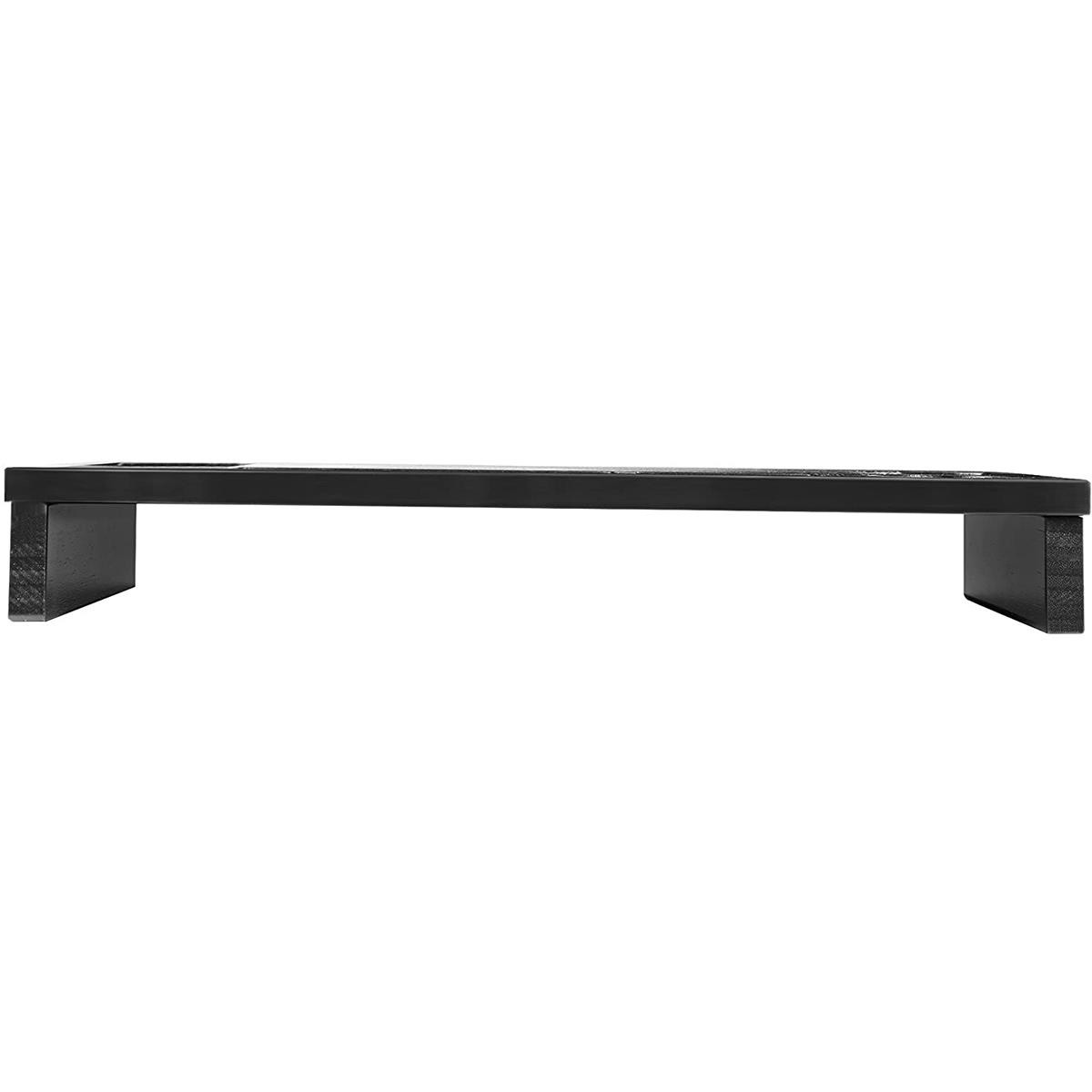 Soporte para Pantalla DALOA, Dimensiones 60x32,2x8,5 cm, de Madera de Bambú color Negro