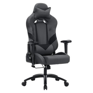 Silla Gaming SPYDER en Tela color Gris y Negro