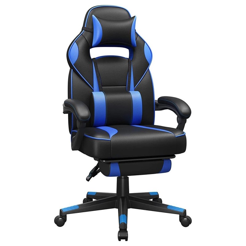 Silla Gaming ROBIN en Piel Negra y Roja