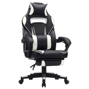 Silla Gaming ROBIN en Piel Negra y Roja