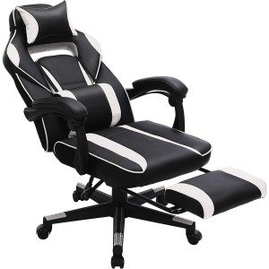 Silla Gaming ROBIN en Piel Negra y Roja