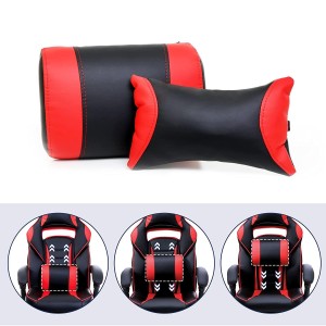 Silla Gaming ROBIN en Piel Negra y Roja