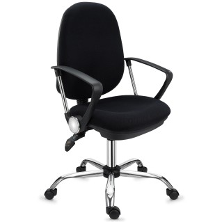 Silla de Oficina ROMA en Negro