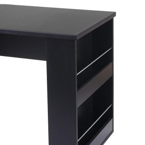 Mesa de Ordenador MUNICH, con Cajones, en Madera color Negro