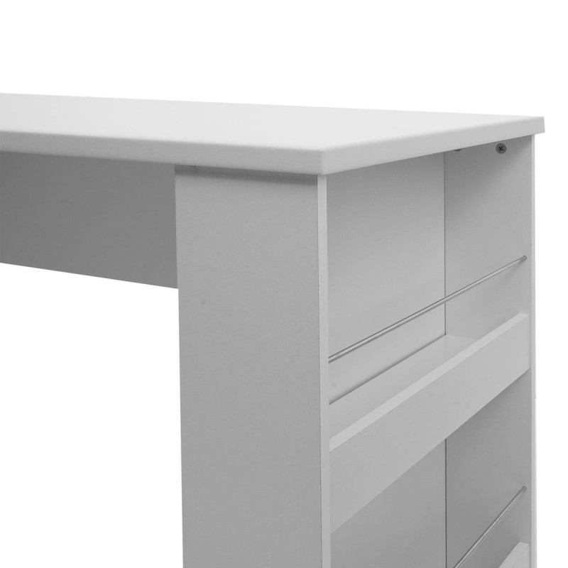 Mesa de Ordenador MUNICH, con Cajones, en Madera color Negro