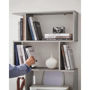 Estantería KISTA, Diseño Moderno, en Madera color Blanco