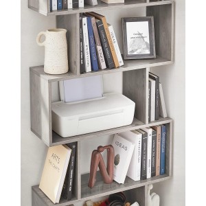 Estantería KISTA, Diseño Moderno, en Madera color Blanco