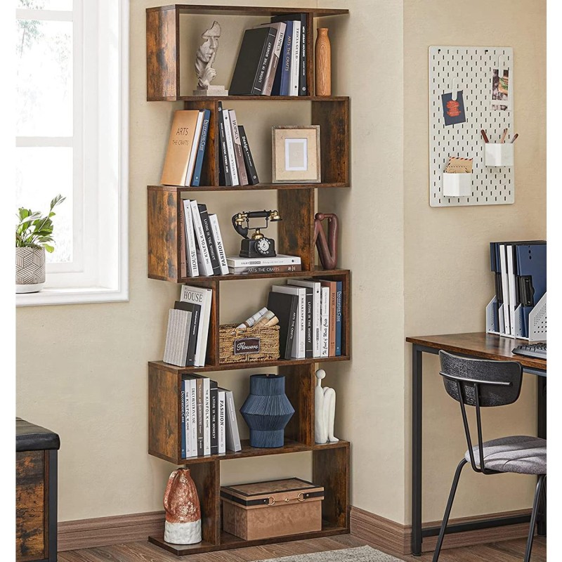 Estantería KISTA, Diseño Moderno, en Madera color Blanco