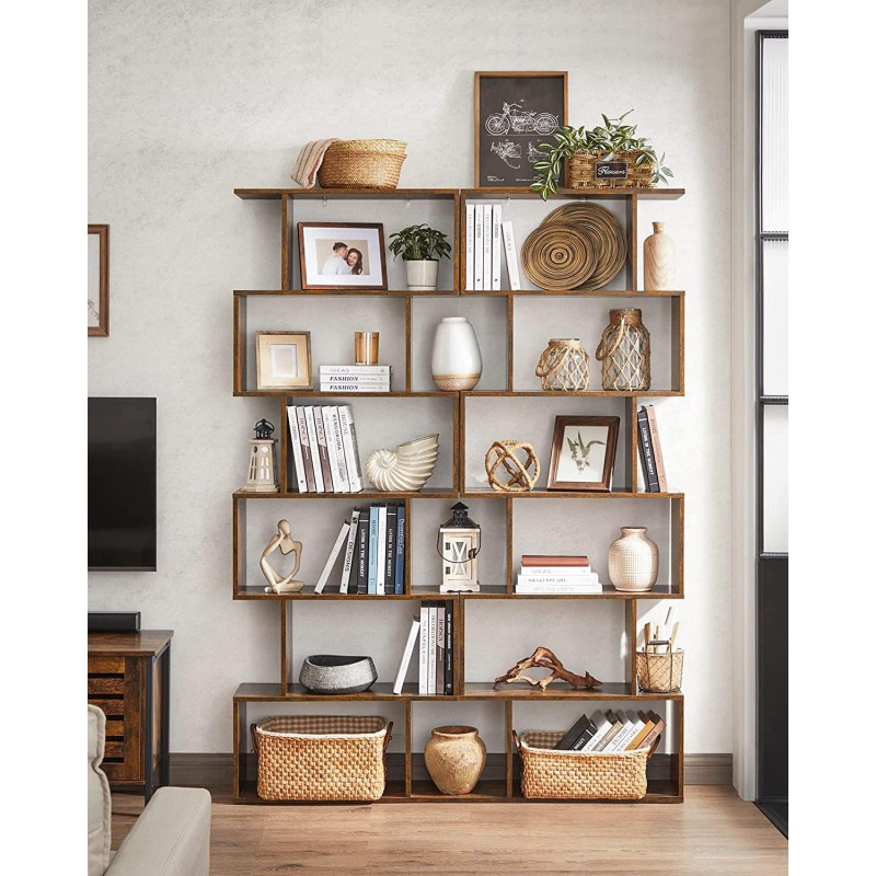 Estantería KISTA, Diseño Moderno, en Madera color Blanco