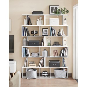 Estantería KISTA, Diseño Moderno, en Madera color Blanco