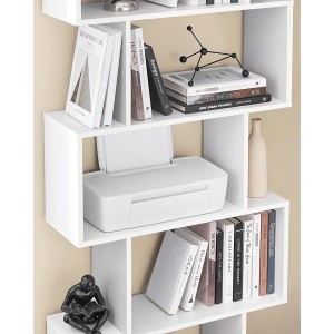 Estantería KISTA, Diseño Moderno, en Madera color Blanco
