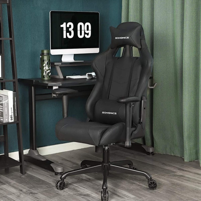Silla Gaming KENDAL en Piel color Negro
