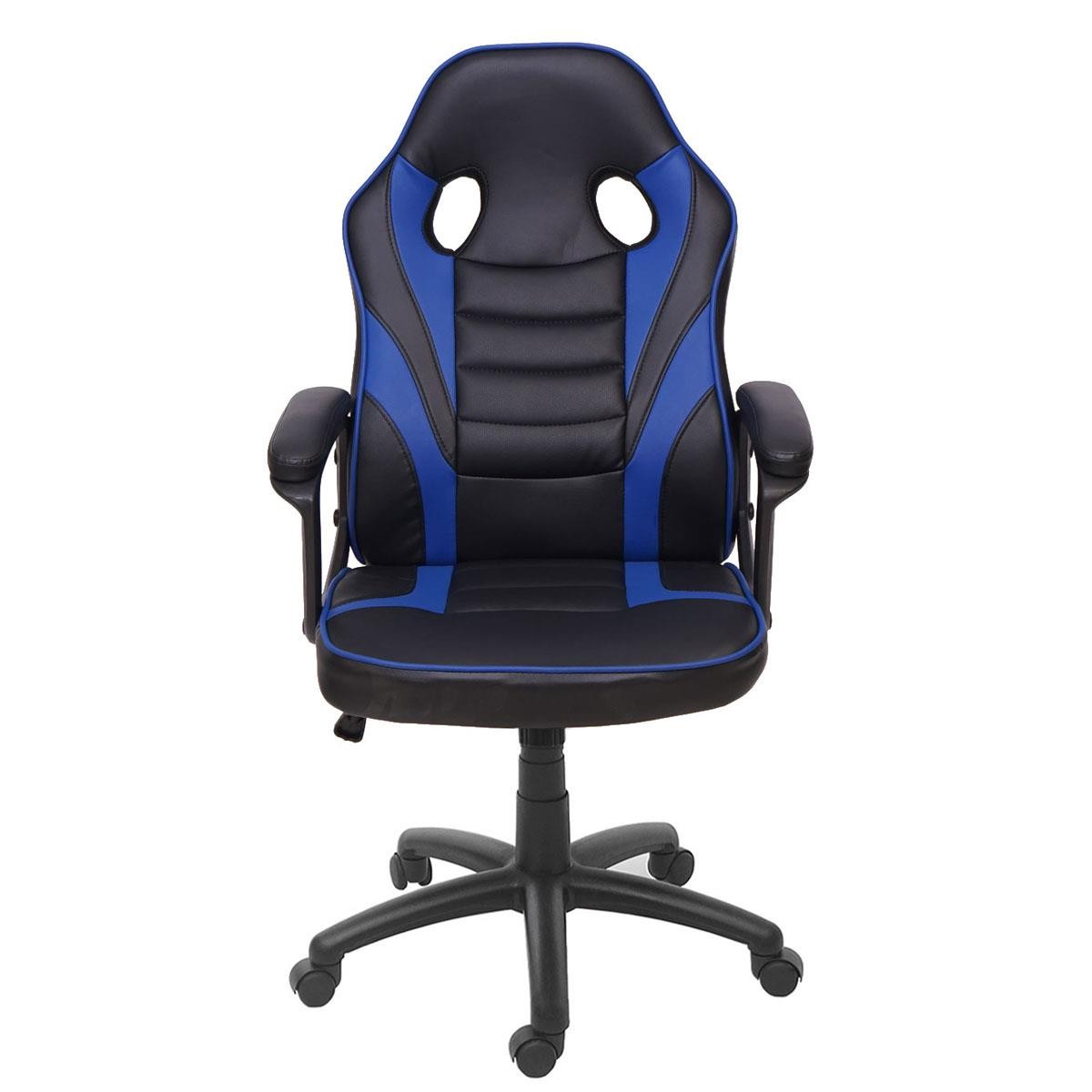 Silla Gaming DRIFT, Diseño Deportivo, Grueso Acolchado, en Piel Negra