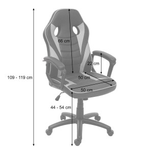 Silla Gaming DRIFT en Piel Negra