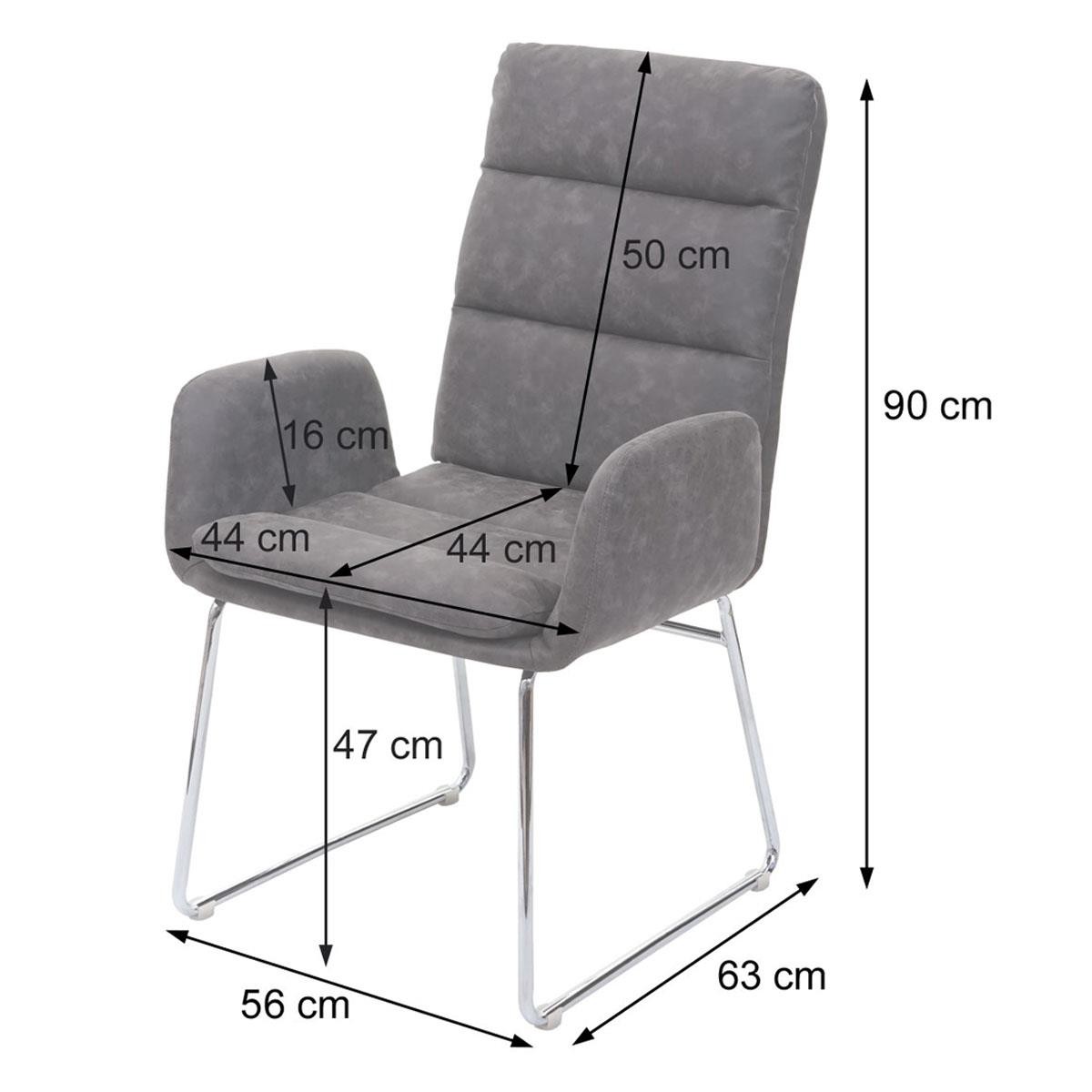 Silla de Confidente DAYTONA, Patas Metalizadas, en Piel color Verde