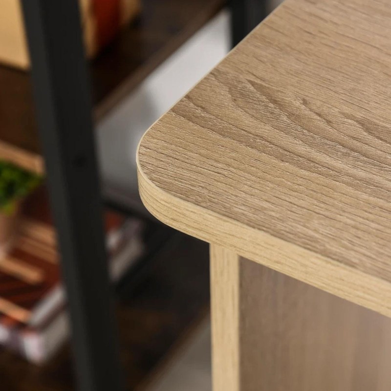 Mesa de Oficina NIZA en Madera color Blanco y Roble