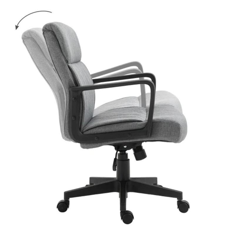 Silla de Oficina KLARNA, Tapizada en Tela color Gris