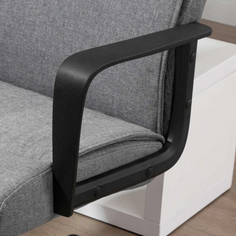 Silla de Oficina KLARNA, Tapizada en Tela color Gris