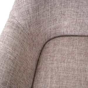Lote de 2 taburetes VEGAS TELA, Diseño exclusivo, en color Crema
