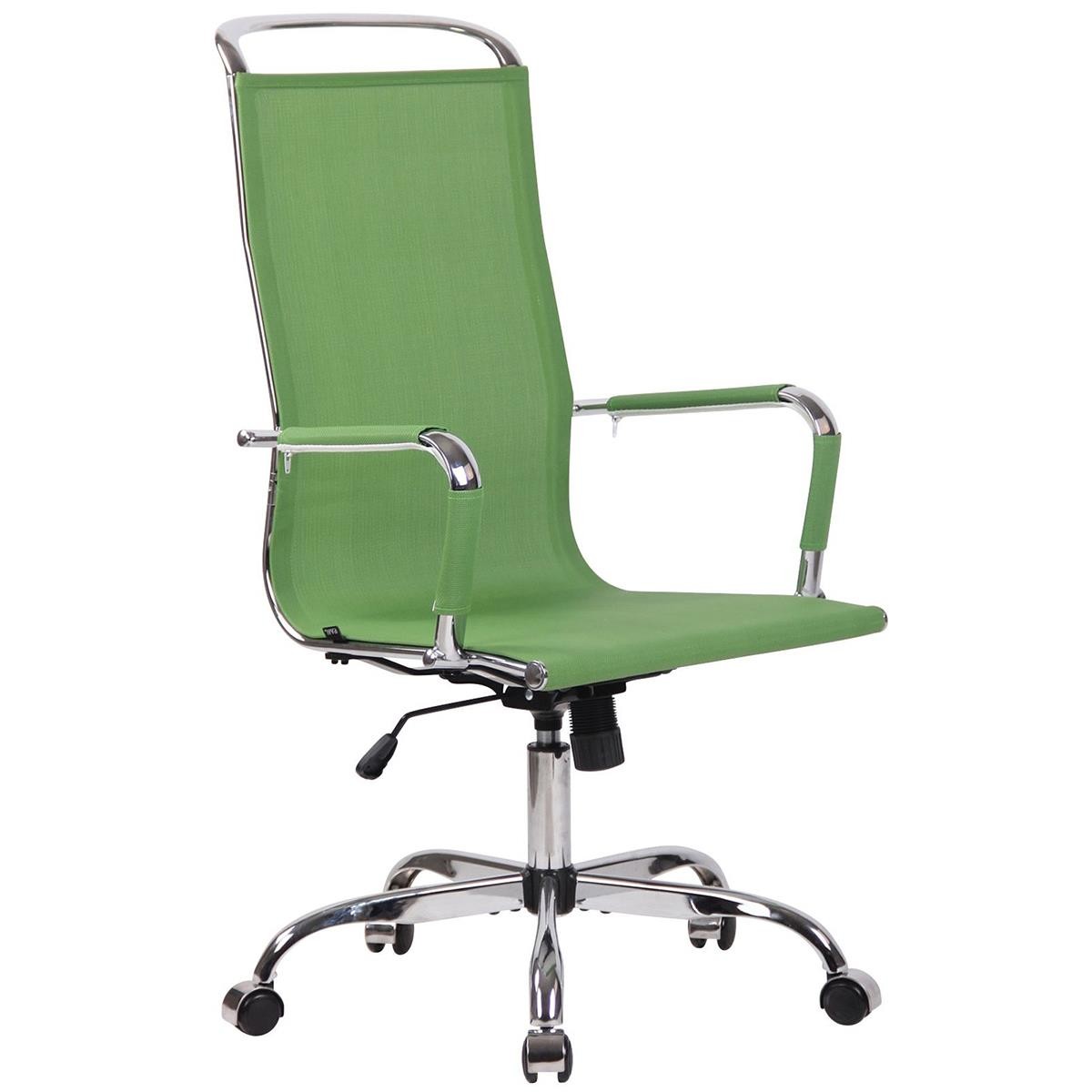 Silla de Oficina SAMANTHA, Estructura Metálica Cromada, Elegante Diseño, En Malla Negra