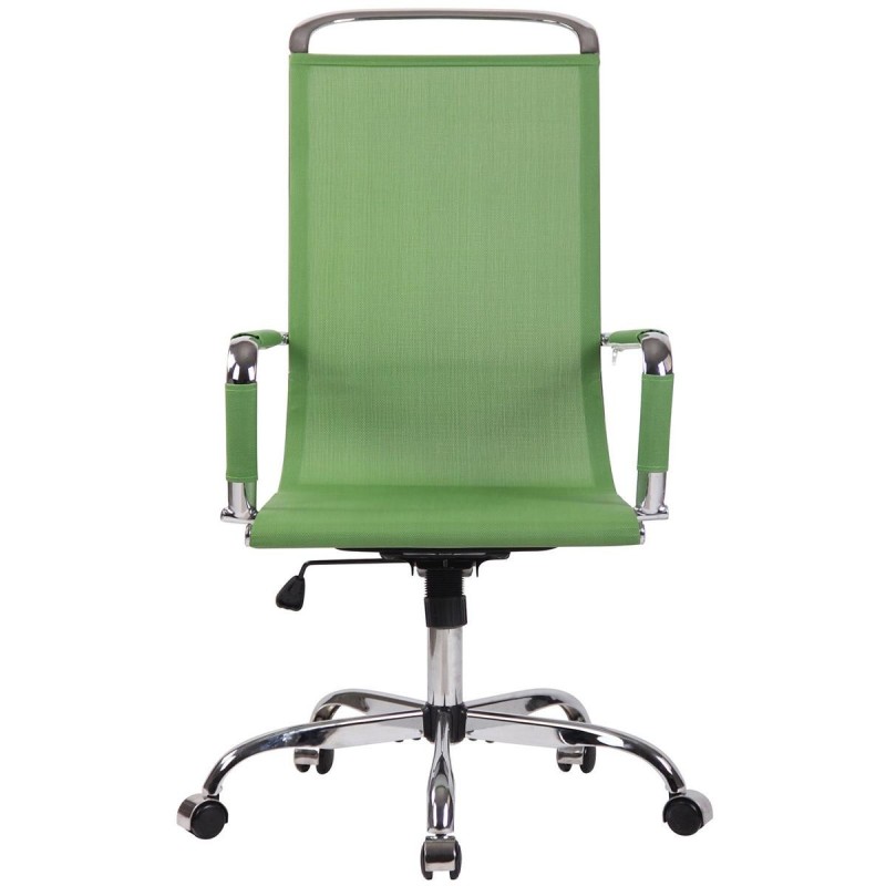 Silla de oficina SAMANTHA, estructura cromada, en malla negra