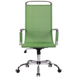 Silla de oficina SAMANTHA, estructura cromada, en malla negra