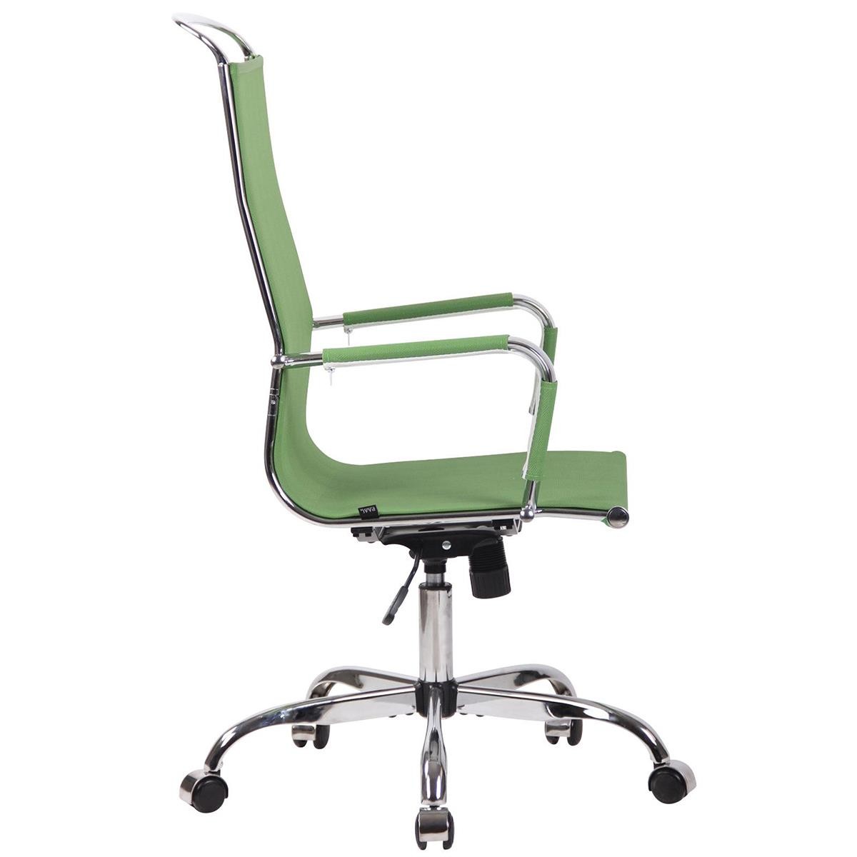 Silla de Oficina SAMANTHA, Estructura Metálica Cromada, Elegante Diseño, En Malla Negra