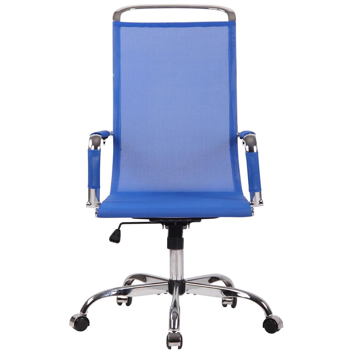 Silla de Oficina SAMANTHA, Estructura Metálica Cromada, Elegante Diseño, En Malla Negra