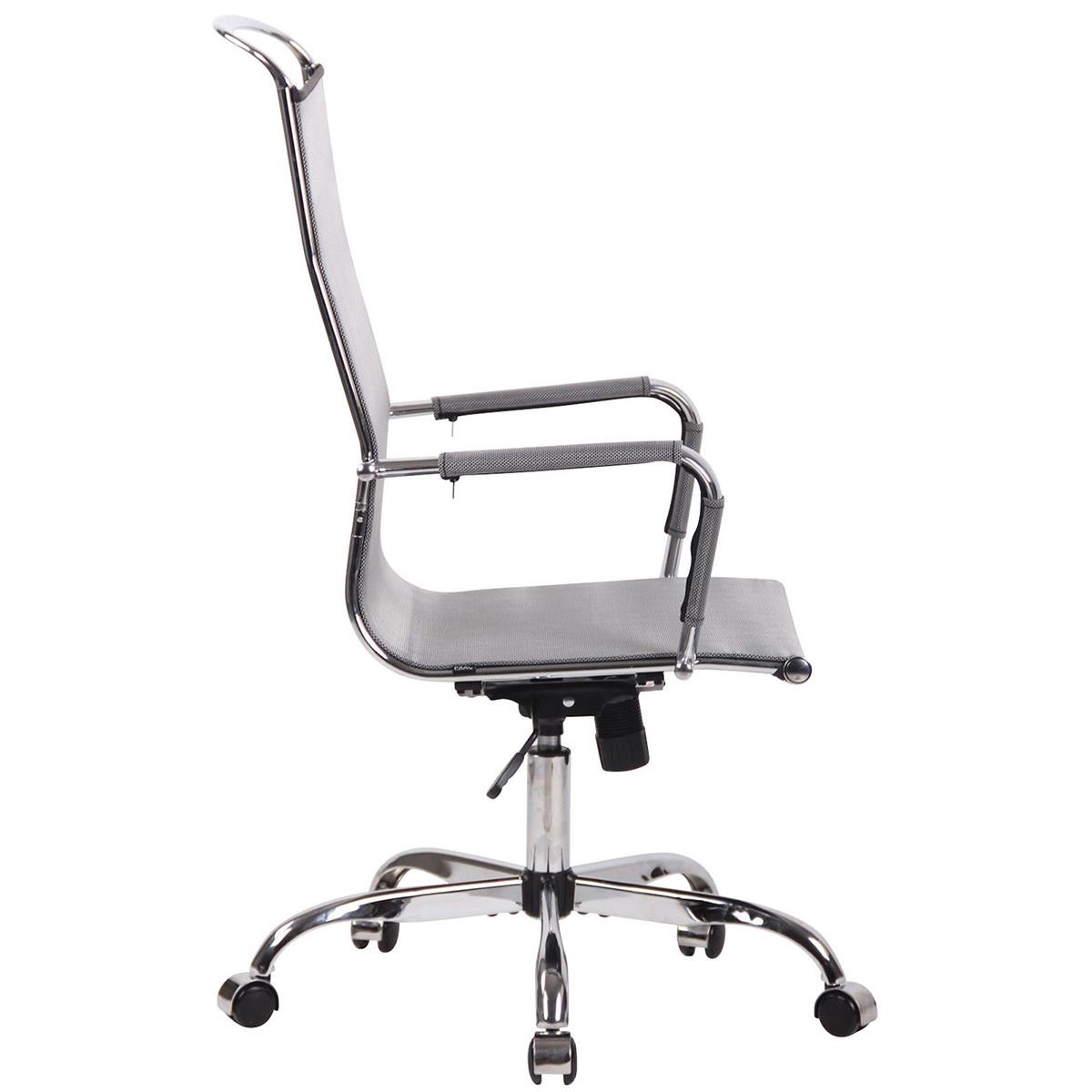 Silla de Oficina SAMANTHA, Estructura Metálica Cromada, Elegante Diseño, En Malla Negra