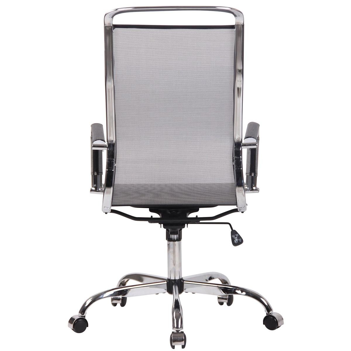 Silla de Oficina SAMANTHA, Estructura Metálica Cromada, Elegante Diseño, En Malla Negra
