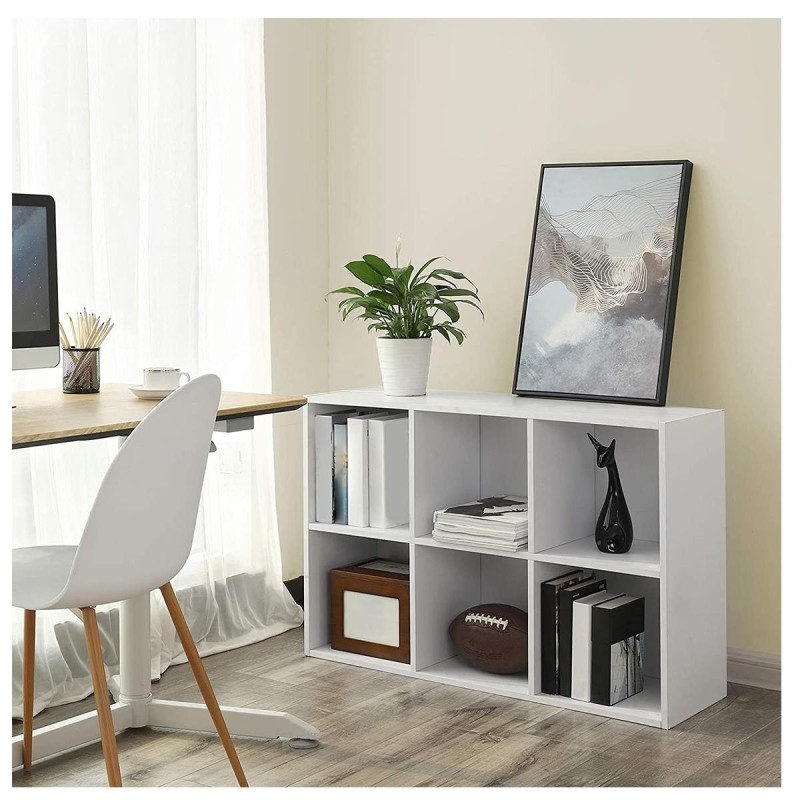 Estantería MONACO en Madera, color Blanco