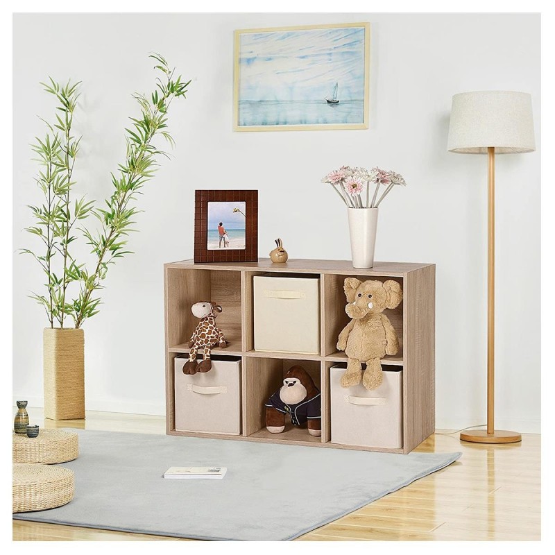 Estantería MONACO en Madera, color Roble
