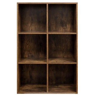 Estantería MONACO en Madera, color Marrón Oscuro 2