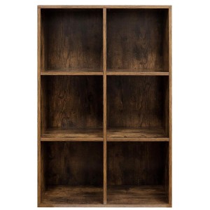 Estantería MONACO en Madera, color Marrón Oscuro