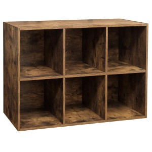 Estantería MONACO en Madera, color Marrón Oscuro