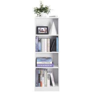 Estantería ARGUS, Diseño Moderno, en Madera color Blanco 2