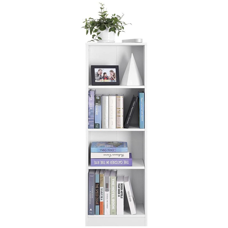Estantería ARGUS, Diseño Moderno, en Madera color Blanco