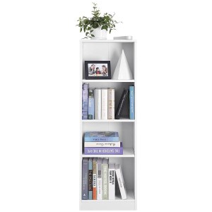 Estantería ARGUS, Diseño Moderno, en Madera color Blanco