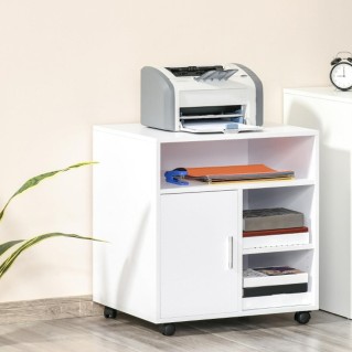 Armario Multiusos LAND en Madera color Blanco 2