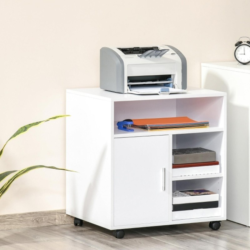 Armario Multiusos LAND en Madera color Blanco