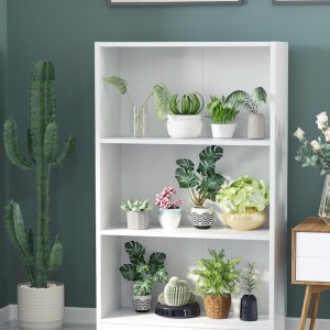 Estantería multiusos TOPYN, estilo sencillo y funcional, en Madera color Negro
