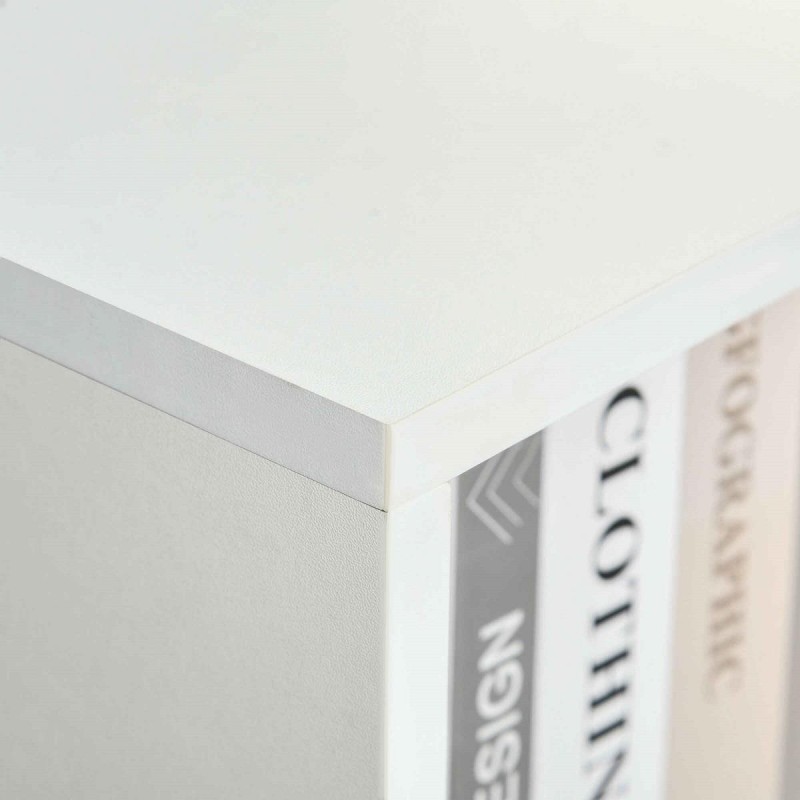 Estantería DELHI, Diseño Moderno, en Madera color Blanco