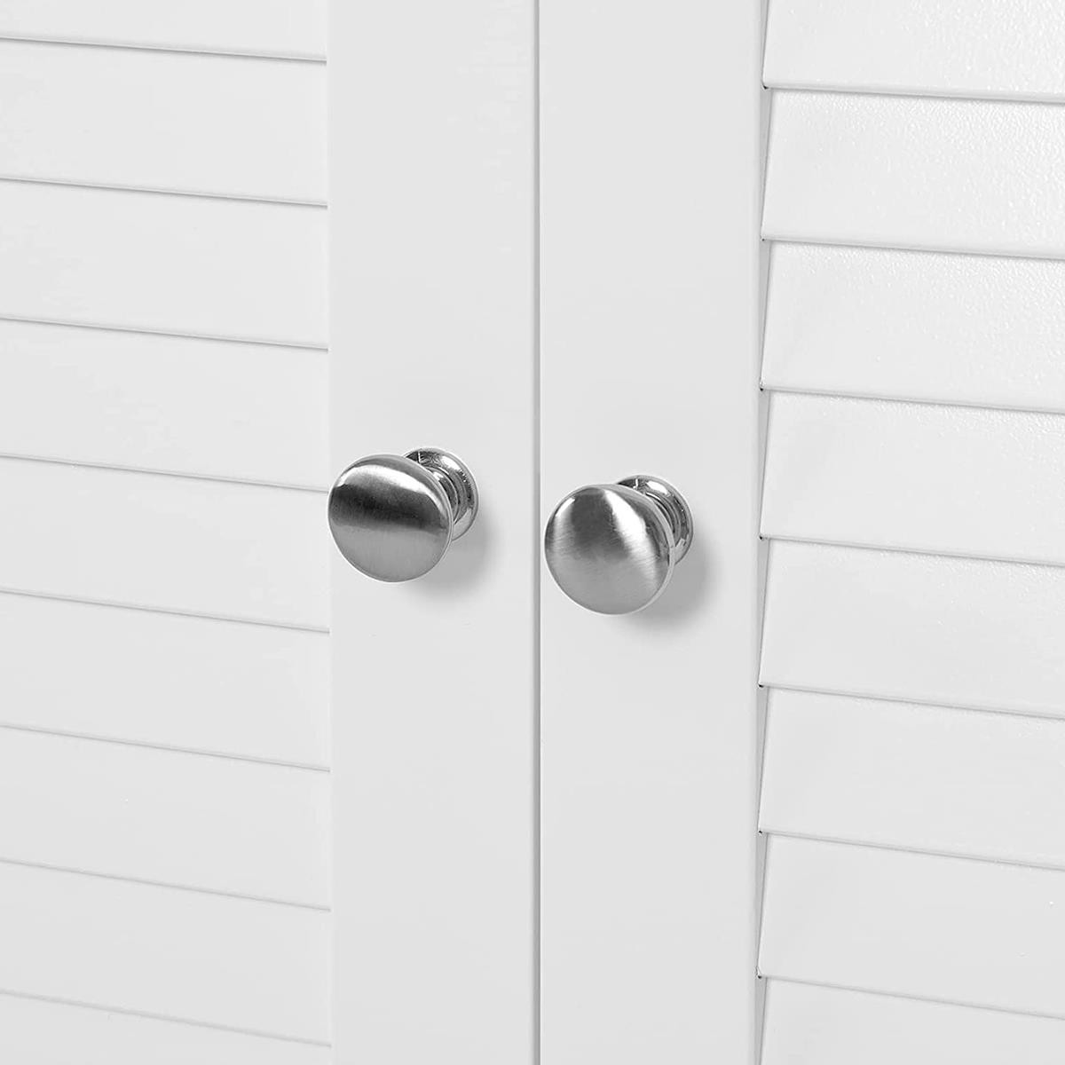 Armario Auxiliar GROMER, Dimensiones 60x30x80 cm, en Madera color Blanco