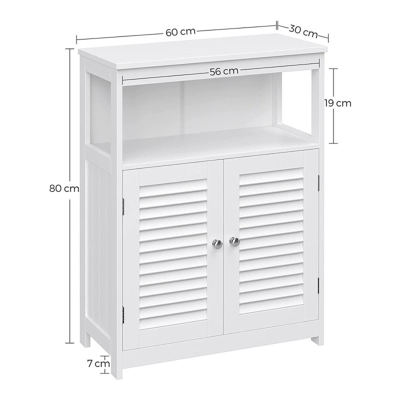 Armario Auxiliar GROMER en Madera color Blanco